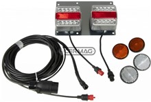 KIT FANALI A LED SU SUPP. MAGNETICO MADE IN ITALY