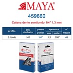 CATENA 1/4" - 48 MAGLIE -1.3 25AP48E prof. tondo antirimbalzo