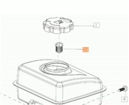 FILTRO CARBURANTE MH55/MH175