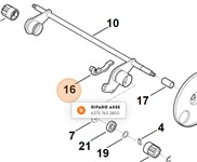 Riparo asse rasaerba RM545 STIHL Riparo asse rasaerba RM545 STIHL