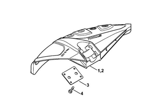 RIPARO PARAPASSI FS235 - FR235 STIHL - 41807108106