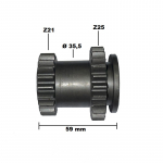 INGRANAGGIO SCORREVOLE G 83 PASBO - Z 21 / Z 25 - TMA3.207/1 INGRANAGGIO SCORREVOLE G 83 PASBO - Z 21 / Z 25 - TMA3.207/1
